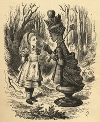 Alice et la Reine rouge, illustration de « De l